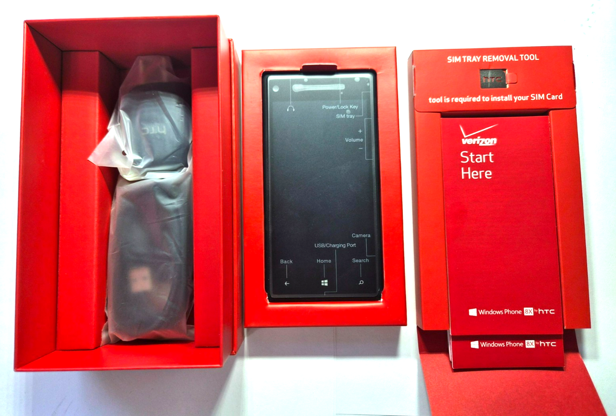 HTC Windows 8X 6990L (Verizon Wireless) (2012) Windows Phone - BRAND NEW