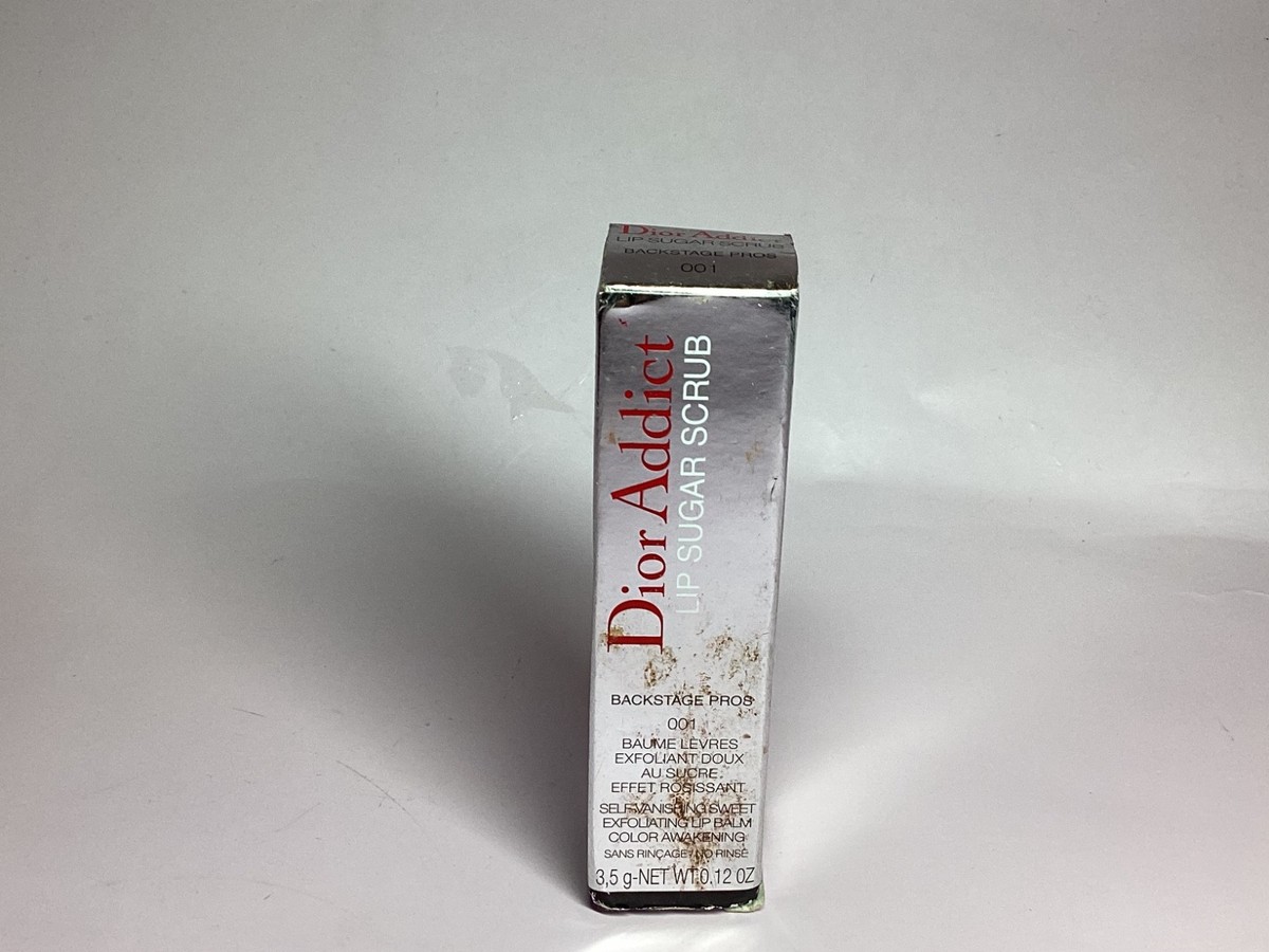 Dior Addict Lip Sugar Scrub Exfoliating Lip Balm 001 by