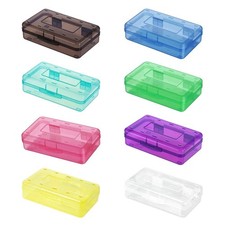 Transparent Pen Box Plastic Marke Pen Organizer Pencil Case  Students