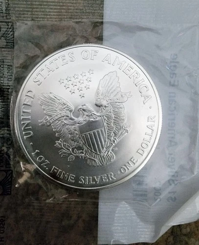 2002 American Silver Eagle 1 oz .999 Fine Silver Uncirculated