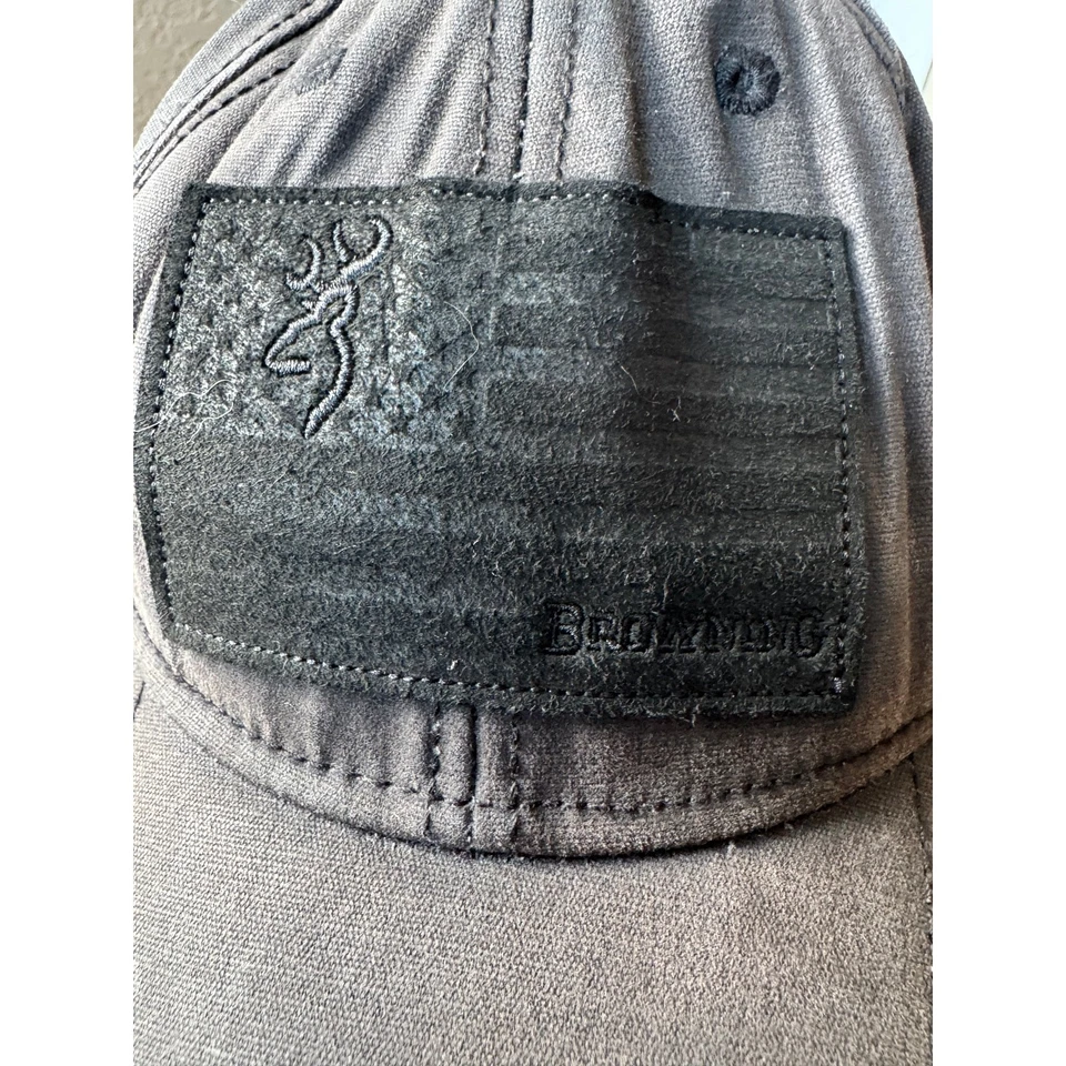 Browning黑色战术帽带钩环布贴 — 第 3/4 张图片