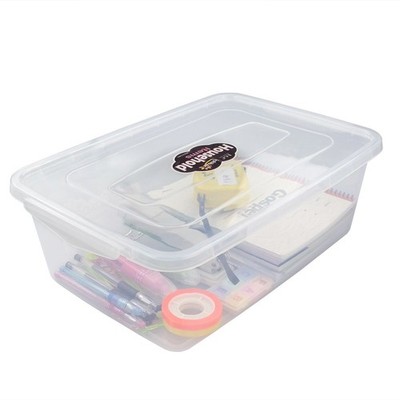 14 Quart Clear Latching Storage Containers With Lid 4pack
