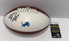 CALVIN JOHNSON SIGNED FOOTBALL DETROIT LIONS HOF MEGATRON JSA COA