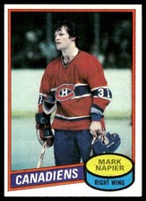 1980-81 Topps Mark Napier Montreal Canadiens #111