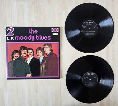 2 DISQUES VINYLES THE MOODY BLUES EXCELLENT ETAT