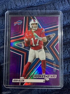 2025 Panini Rookies & Stars #26 Josh Allen Purple #/999 Buffalo Bills