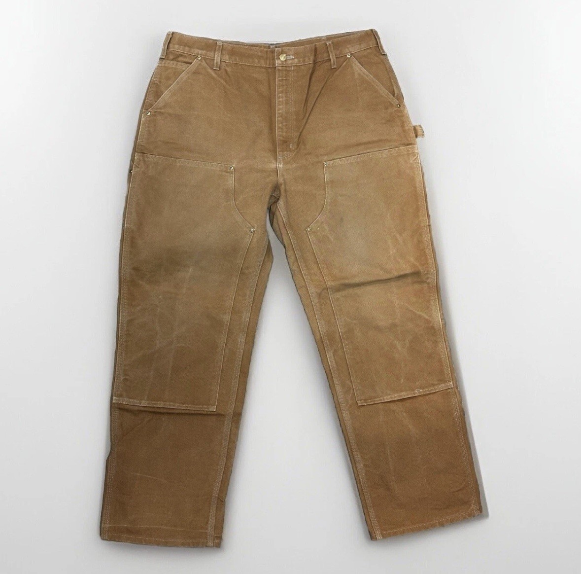 Vintage  Carhartt Double Knee Carpenter Pants Mens 40x32 Distressed Made in USA