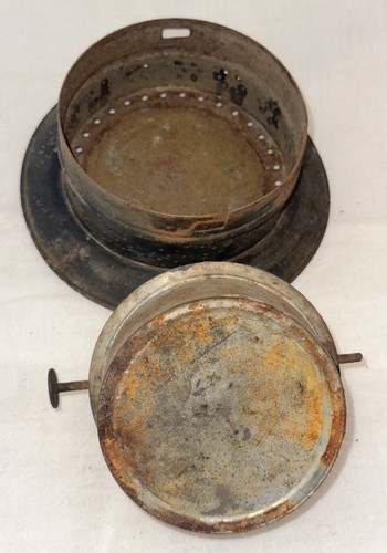 ANTIQUE UNUSUAL PATENTED JAN 28 1868 BELL BOTTOM LANTERN RAILROAD RR LAMP BURNER - Picture 12 of 13