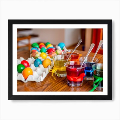 Ostereier 279 Kunstdruck gerahmt Wandbild Poster Leinwanddruck Bild