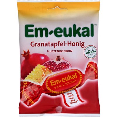 EM-EUKAL Bonbons Granatapfel-Honig zuckerhaltig 75 g PZN 11112794