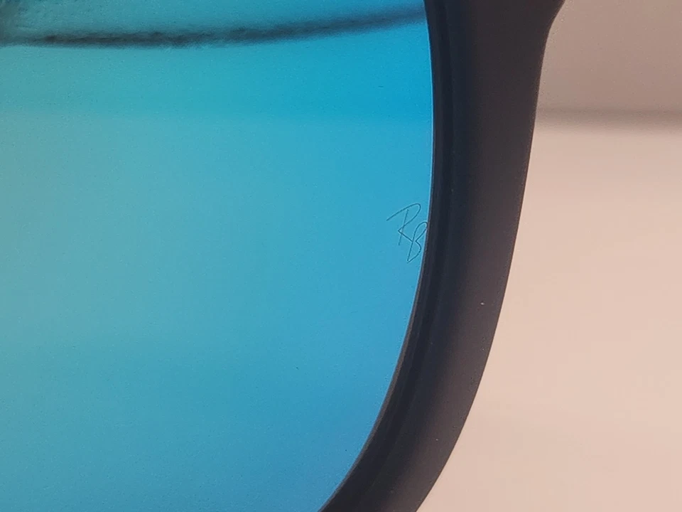 Gafas de sol Ray-Ban RB4165 Justin mezcla de colores - espejo negro/azul Foto 3 de 4