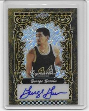George Gervin 2025 Leaf Signature Series Masterpiece Auto HOF Card Autograph 1/1