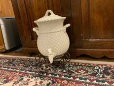 Home and Garden Party Veranda Line Beverage And  Drink Dispenser With Stand