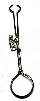 antique ring cigarette holder Antique Germany 900 Silver Cigarette Holder Ring Clip Monkey Size 3-5/16”  READ