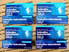 4 Pack - FRESH 2026 Taro Terbinafine Hydrochloride Antifungal Cream 1oz Lamisil