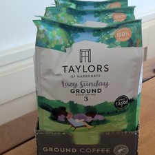 Image of Taylors of Harrogate Lazy Sunday Ground Coffee Roast 3 Great Taste