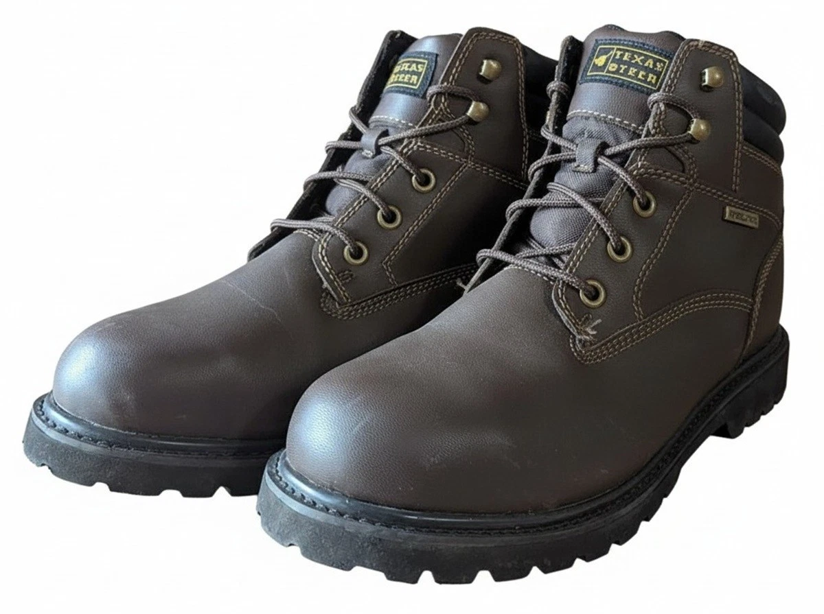 Texas Steer Lace Up Brown Boots for Men for Sale | Shop New 