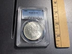 AD75 1889 Morgan Silver Dollar PCGS AU58 Blue Holder