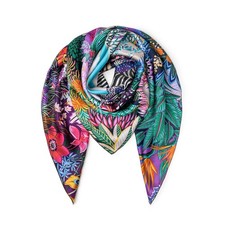 100 Mulberry Silk Scarf 43" Large Square Scarf Large Shawl Women's Silk Ove...