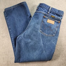Wrangler Denim 40x30 (38x28) Blue Jeans Cowboy Rodeo Western Y2K Vintage USA 