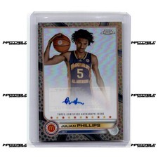 2022 Topps Chrome McDonald's A/A - Orange #CA-JP Julian Phillips Rookie Auto /25