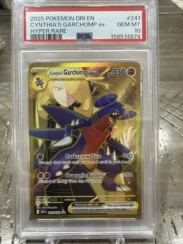 Cynthia's Garchomp ex graded PSA 10 for sale on eBay