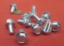 Flanged Bolt, Grade 5 Steel, Zinc FT, 3/8"-16 x 3/4" Length, 25 Pc