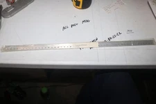 NOS Acft cockpit dash DZUS Camloc 1/4 turn fastener rail 19 inches PR.3 18 11/16