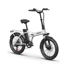 QRONGE 1000W 48V Folding Electric Bike, 20" Fat Tire 70 Miles Range Ebike 28MPH