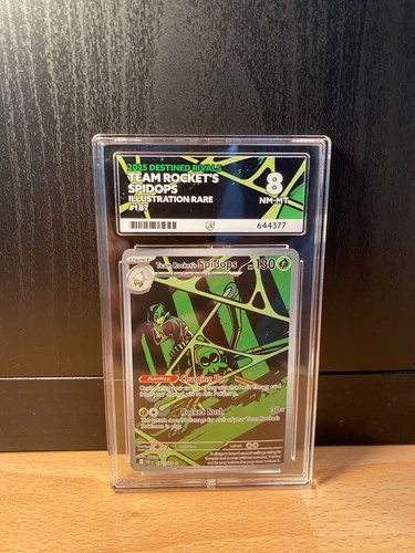 Pokemon Team Rockets Spidops 187/182 - English - Ace 8
