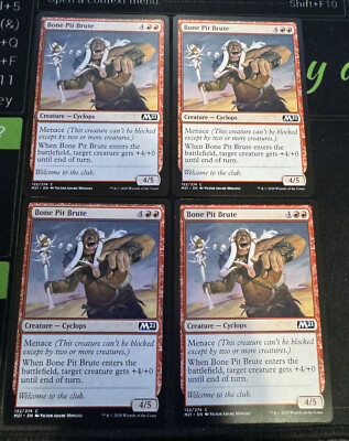 Bone Pit Brute X4 M21 Core Set Magic the Gathering MTG