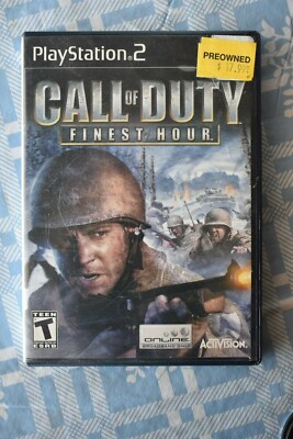 Call of Duty: Finest Hour Sony PlayStation 2 Sold as is