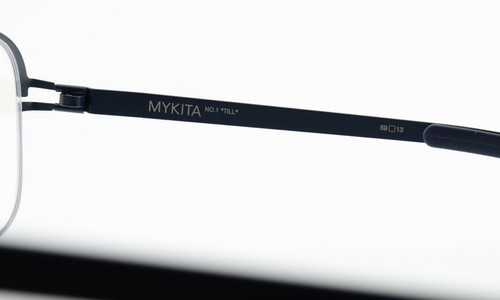 MYKITA Berlin Glasses Frame No.1 Till 59-13 135 Col.084 Grey Blue Metal Germany - Picture 8 of 12