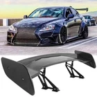 46” Carbon Rear Trunk Spoiler Wing Adjustable GT Style For Lexus IS250 300 IS350