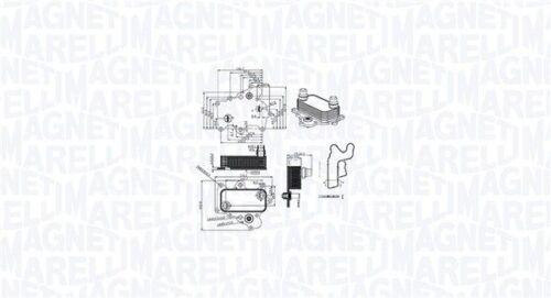 MAGNETI MARELLI ÖLKÜHLER MOTORÖL passend für FIAT BRAVO DOBLO TIPO JEEP - Bild 1 von 1