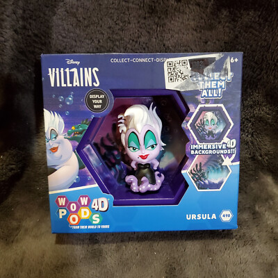WOW Pods Disney Villains ''URSULA'' 498 Connect 3 inch Figure Collectible