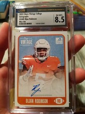 Bijan Robinson 2021 ONYX Vintage ON CARD Blue ROOKIE AUTOGRAPH #CABI /400 🔥🏈