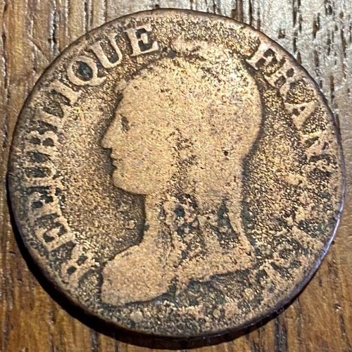 PIECE DE 5 CENTIMES DUPRÉ L’AN 7 ou 7/5 A . VOIR PHOTOS (1172) - Picture 2 of 2