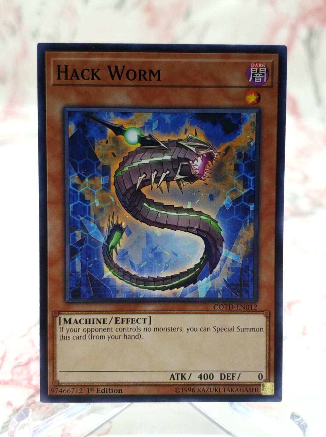 Yugioh Hack Worm COTD-EN012 Common Code of the Duelist - NM