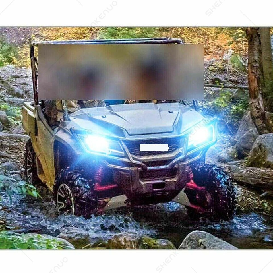 2 8000K LED Headlight bulbs for Arctic Cat F5 F6 F7 Firecat 500 600 600R 700 USA - Image 4 of 4