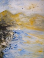 Quadro Olio Su Tela, Paesaggio. Dipinto Firmato E Originale. Leggi Descrizione..