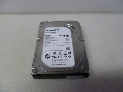 SEAGATE ST2000DM001 2TB SATA HARD DRIVE P/N:1ER164-300 F/W: CC43