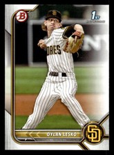 2022 Bowman Draft #BD-27 Dylan Lesko Card San Diego Padres