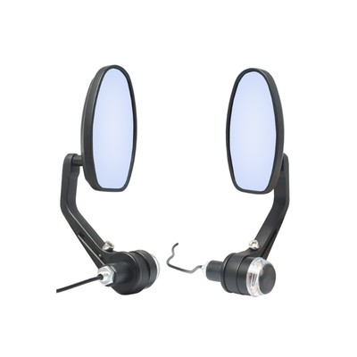 2pcs Motorcycle Adjustable 10mm Mirror Handle Bar Side Rearview Reflector Mirror