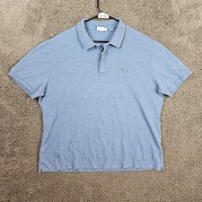 Lacoste Regular Fit Polo Shirt Men's 3XL Classic Fit Blue Short Sleeve Golf