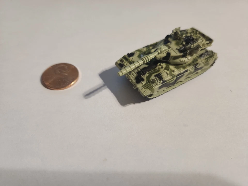 Micro Machines MILITARY G.I. Joe Merkava MK3 Tank Green Camo Blue Shield Symbol - Image 2 of 4