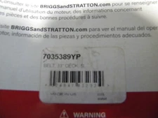 7035389  YP  BELT OEM B/S SIMPLICITY/MURRAY SNAP/FERRIS FACTORY  PART
