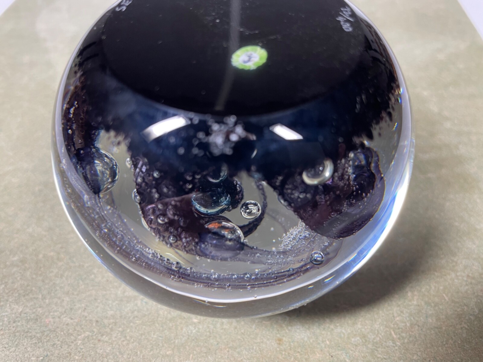selkirk glass paperweight eBay