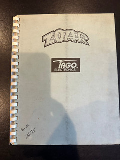 Tago Zoar Video Arcade Game Instruction Manual