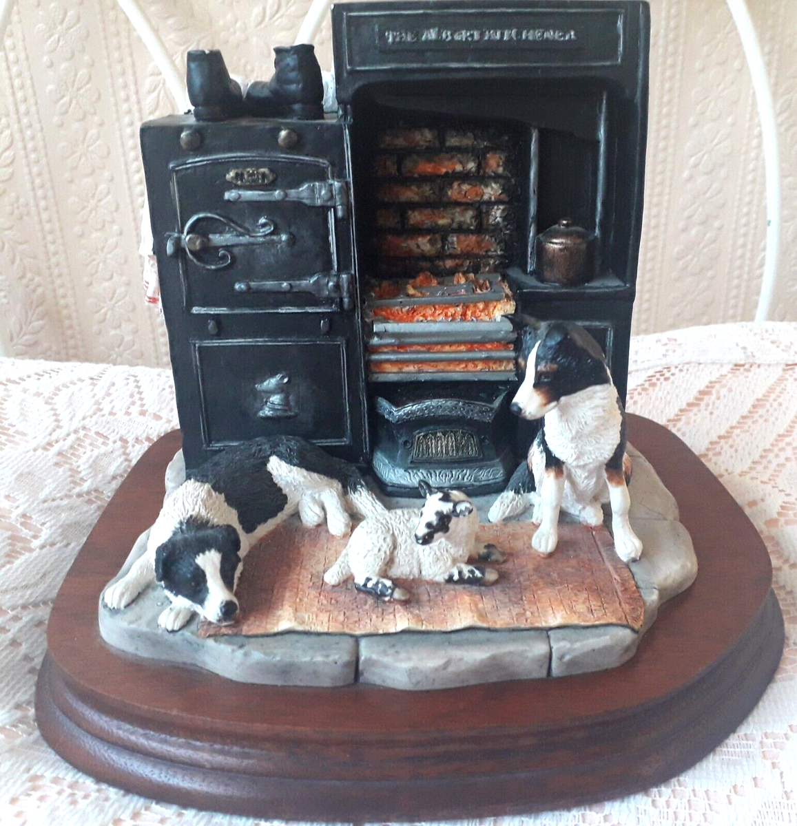 IN FROM THE COLD BORDER FINE ARTS 1991 JAMES HERRIOT BORDER COLLIE